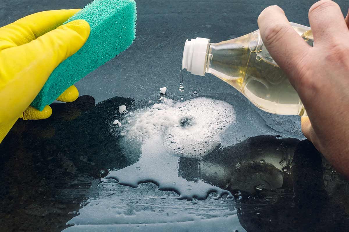 Načo je potrebná zmes octu a tekutého mydla