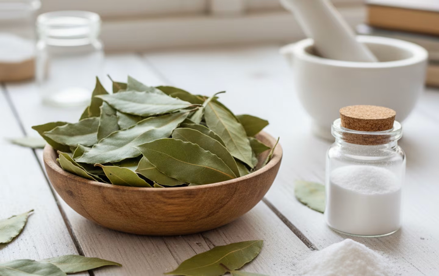 Zmiešanie bobkových listov a jedlej sódy: prečo sa to odporúča a načo to slúži