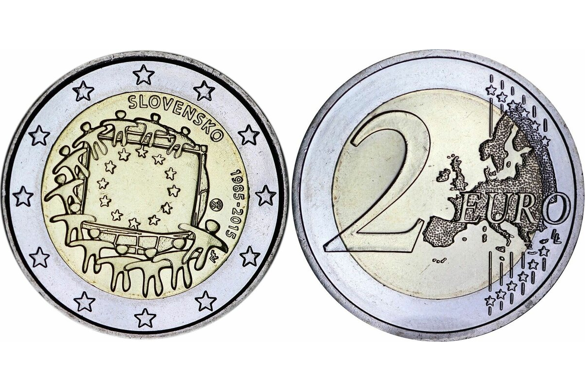 Takáto minca s nominálnou hodnotou 2 eurá, ktorú môžete nosiť vo vrecku a za ktorú žiadajú 20 000 eur