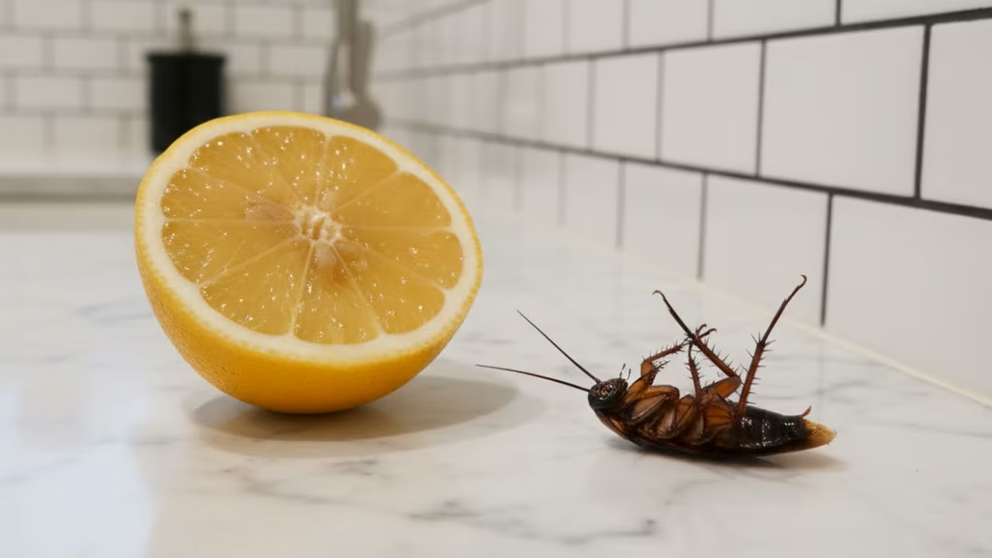 Zabudnite na šváby v kuchyni: aké ovocie ich odpudzuje a ako ho používať