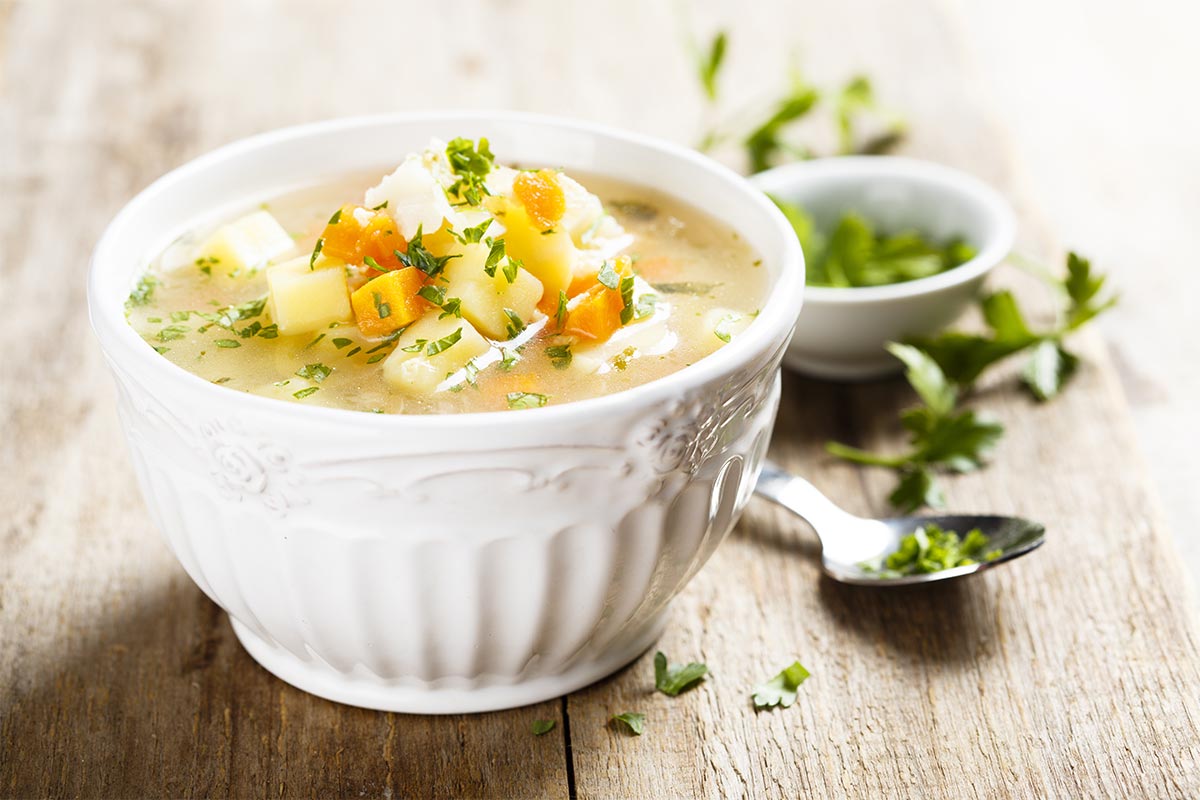 Túto jesennú polievku máme radi rovnako ako vývar. Je sýta a zahrieva.