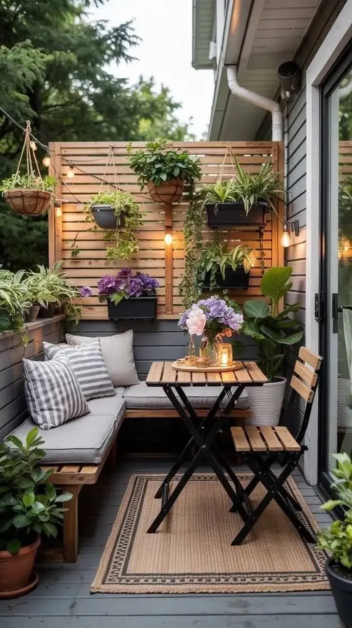 Mini terasy: nápady pre inšpiráciu