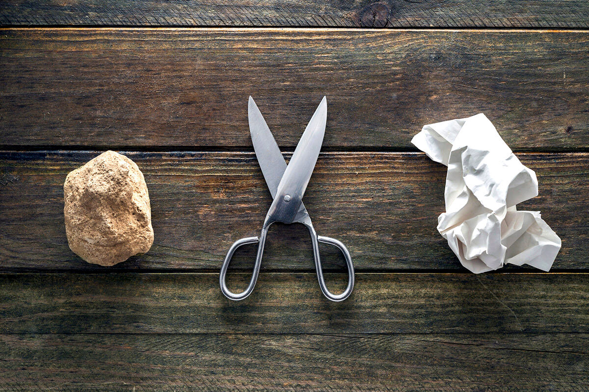 Váš najhorší súper je vo vašej hlave: hlavolam „kameň, nožnice, papier“