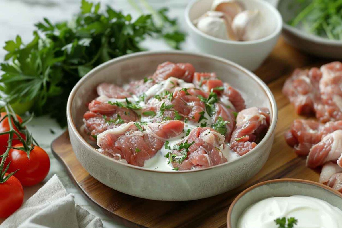 Moja svokra nemarinuje bravčové kotlety v mlieku a cibuli. Marinuje ich v inom marináde, vďaka čomu sú šťavnaté a jemné.