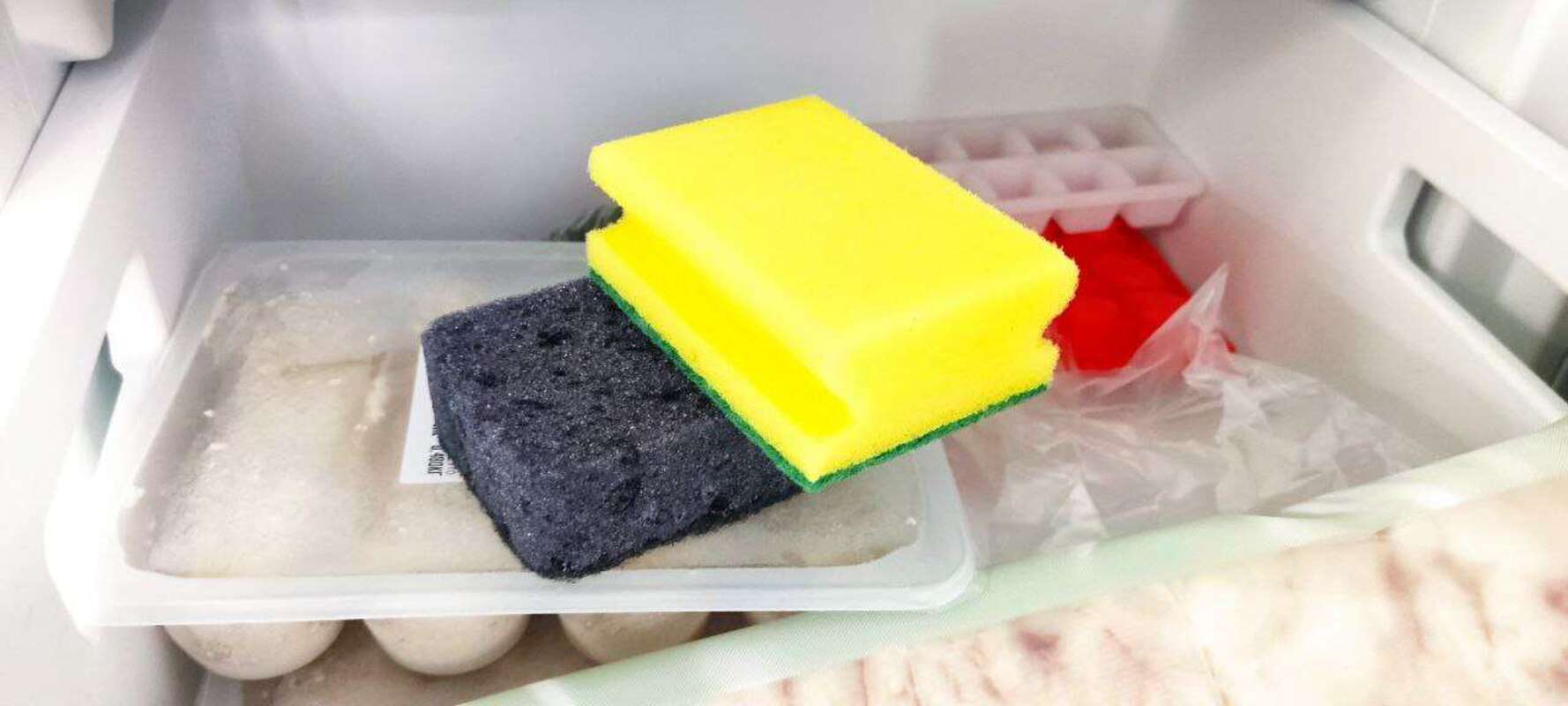 Vložte hubku do chladničky: načo je to dobré a ako túto metódu využiť