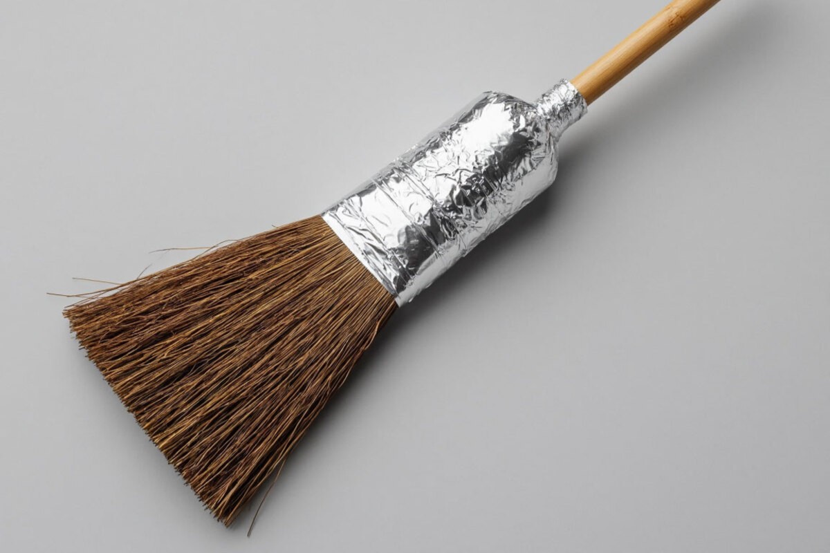 Nasaďte hliníkovú fóliu na metlu: prečo je to odporúčané a načo to slúži