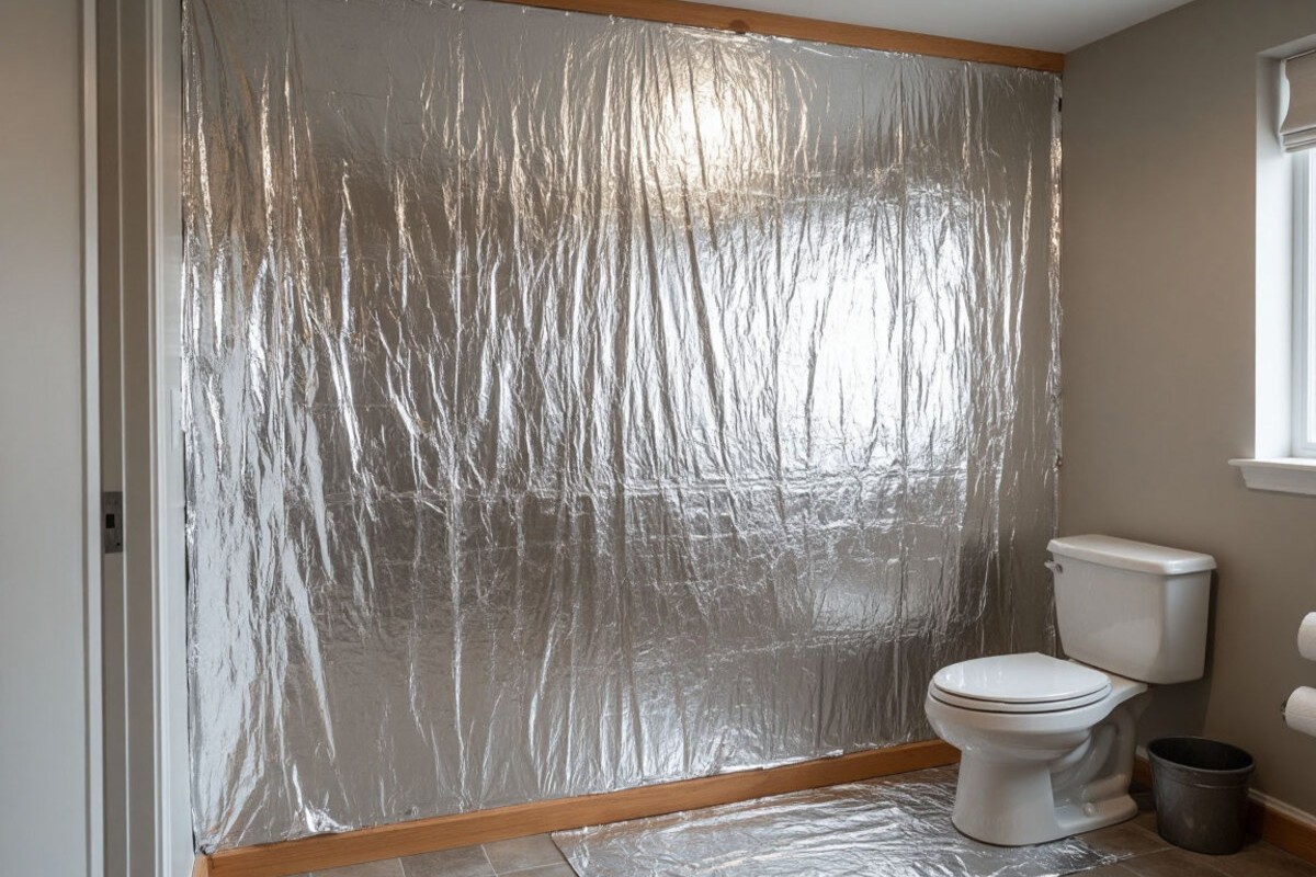 Architekt: „Pri výskytu vlhkosti vždy odporúčam nalepiť na stenu kúsok hliníkovej fólie na pár dní. Kvapky ukážu zdroj problému.“