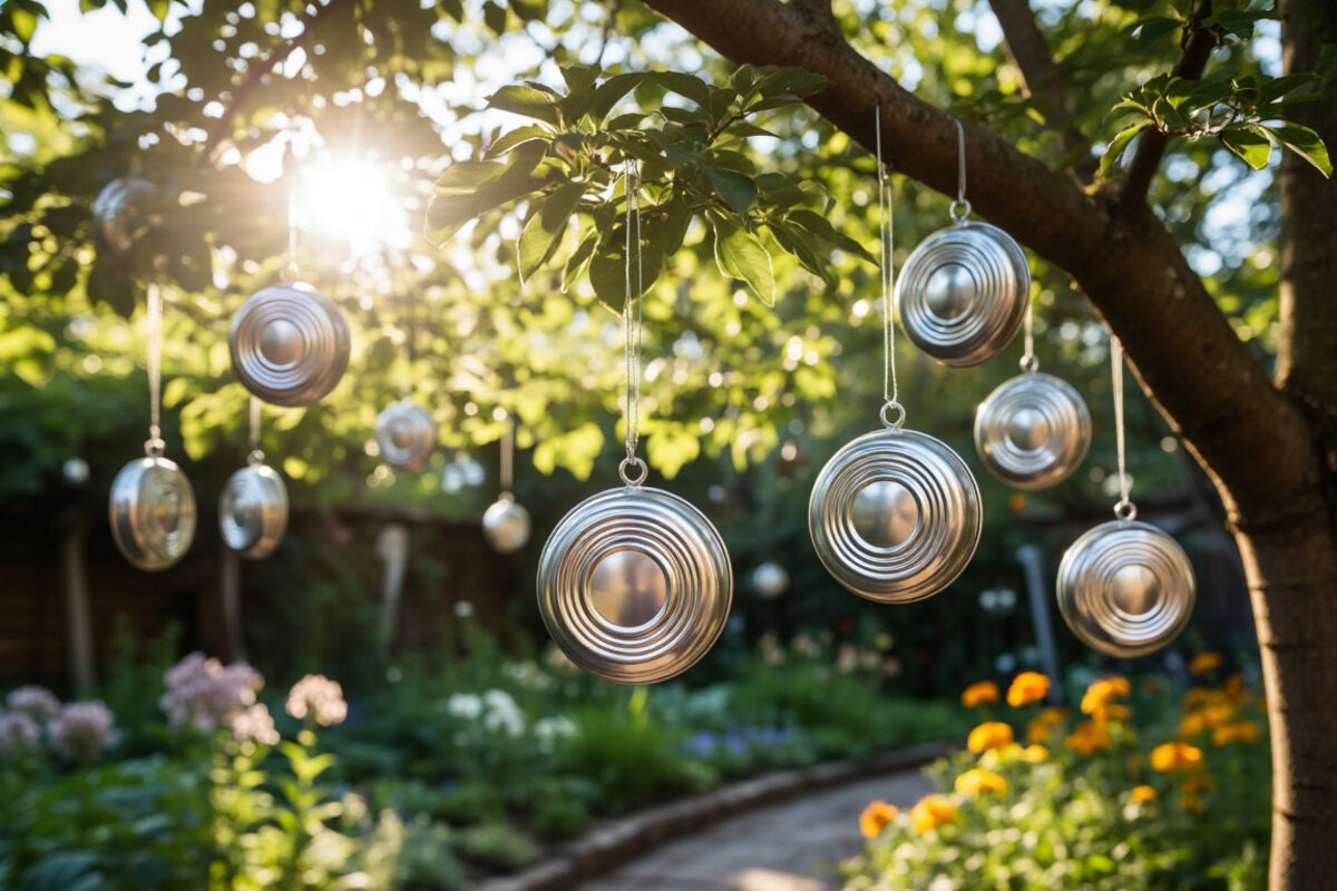 Málokto vie: prečo sa odporúča vešať viečka z plechoviek v záhrade domu