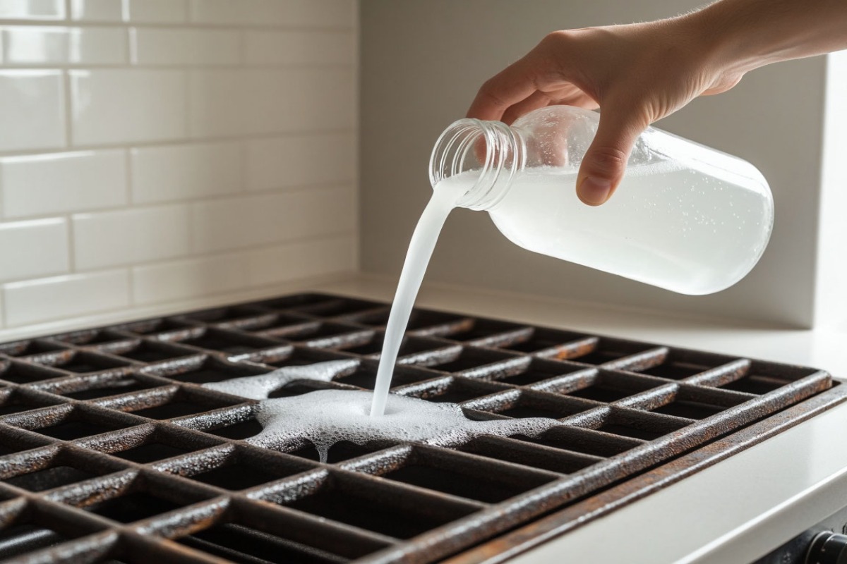 Polievanie bielym octom na mriežky v dome: načo je to potrebné a ako často to robiť