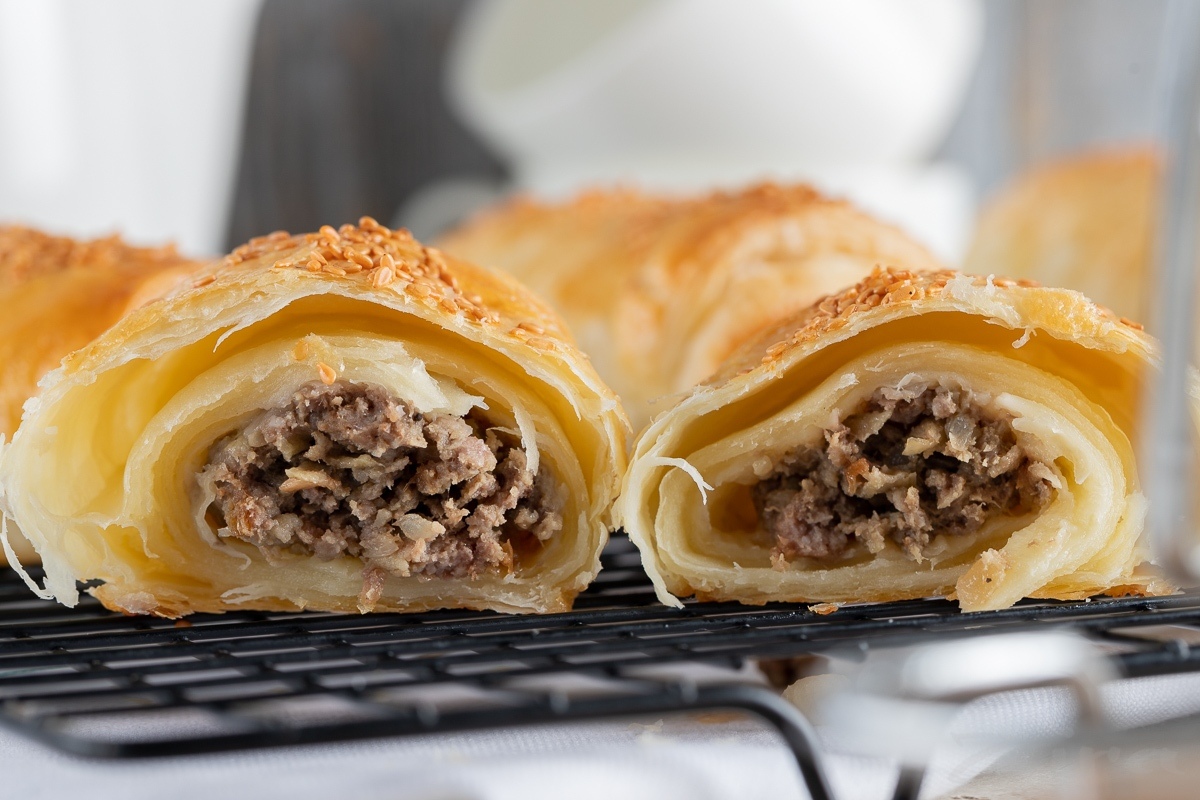 Rogaliki s hovädzím mäsom