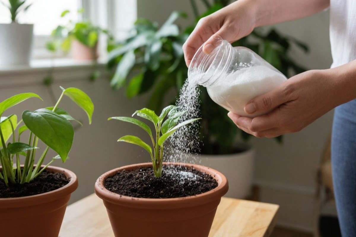 Mali by ste pridávať jedlú sódu do izbových rastlín, a tu je dôvod