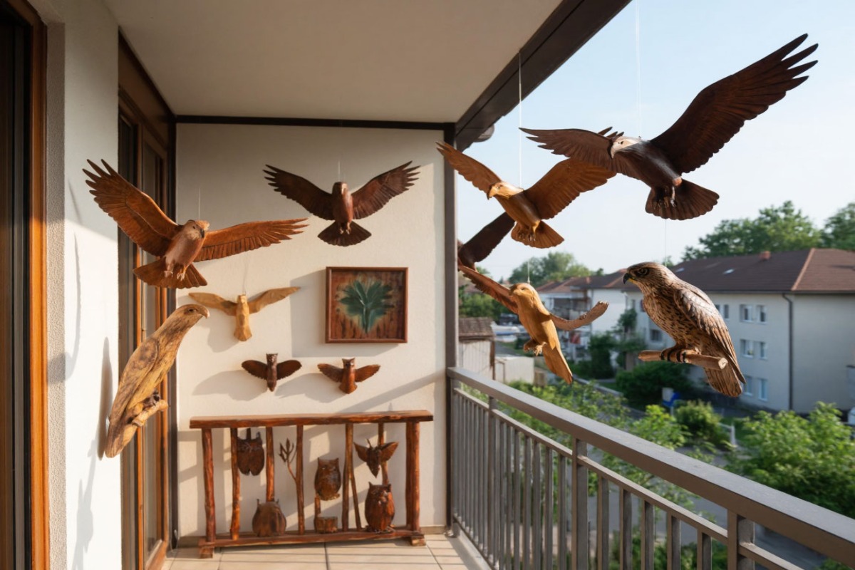 Zavesenie drevených siluet na balkóne: prečo sa to odporúča a načo to slúži